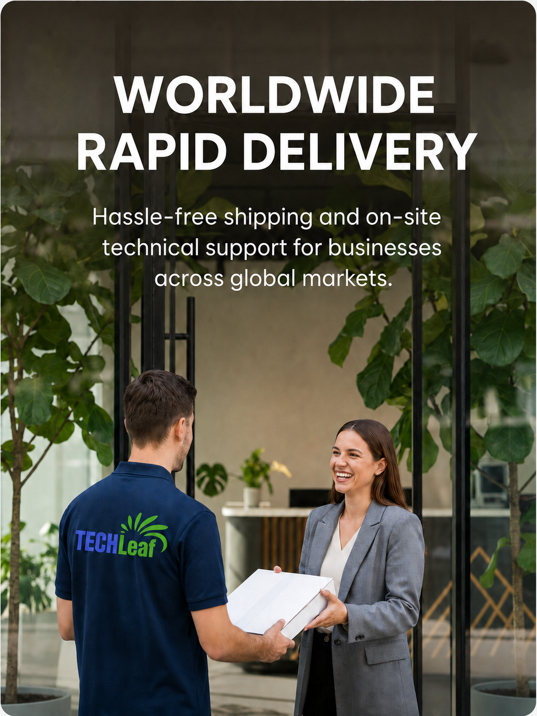 TechLeaf pan-India rapid hardware delivery to client offices